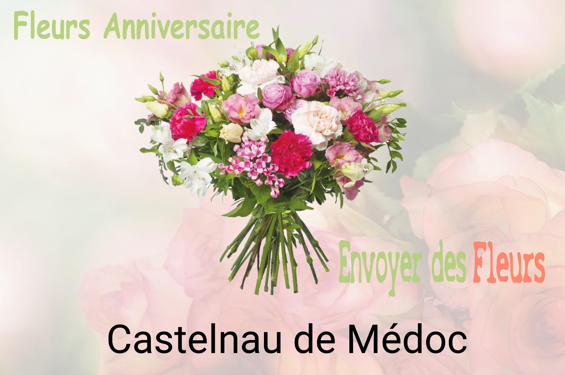 Bouquet de fleurs d’anniversaire livré à Castelnau-de-Médoc