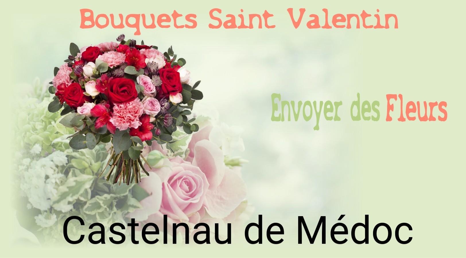 Roses de Saint-Valentin livrées à Castelnau-de-Médoc